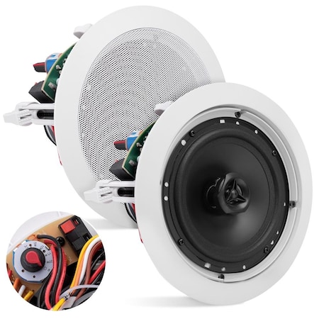 Pyle 6.5" In-Wall / In-Ceiling 70V Speaker, PDIC63T PDIC63T